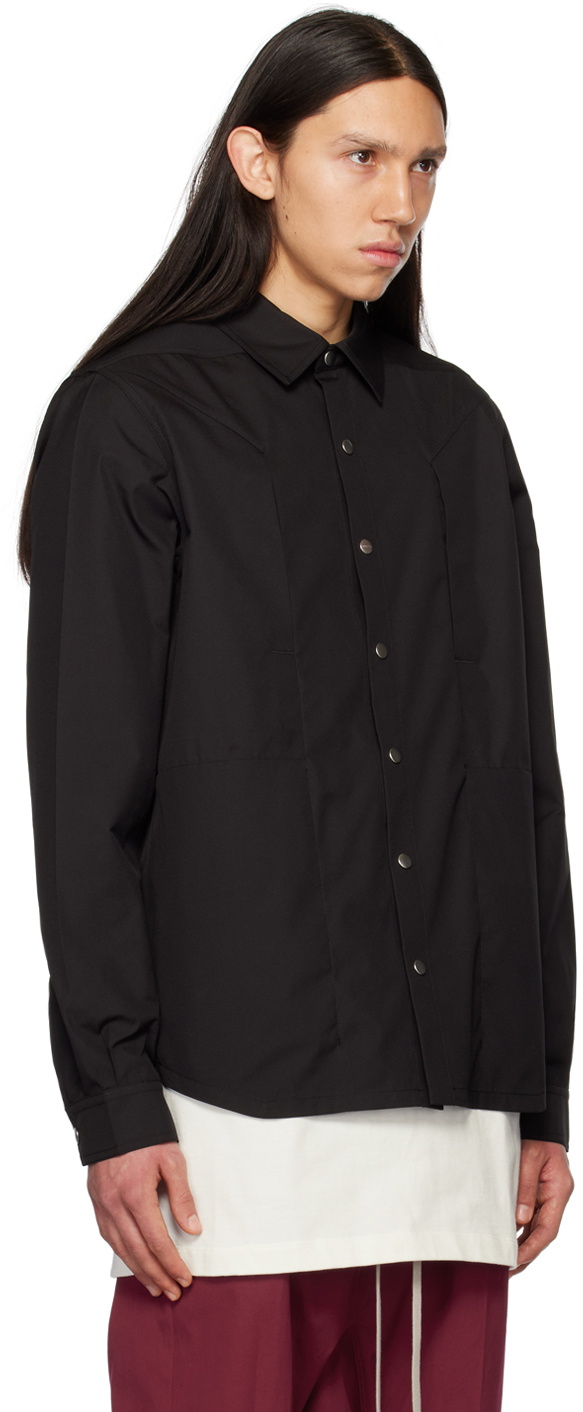 Rick Owens Black Fogpocket Shirt Rick Owens Rick Owens Black Fogpocket Shirt Rick Owens