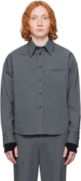 OUAT Gray Office Shirt