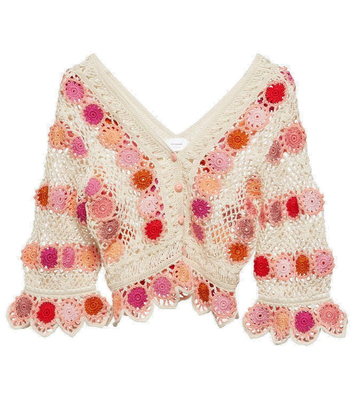 Photo: Anna Kosturova Bouquet floral cotton crochet top