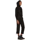 McQ Alexander McQueen Black Patch Boyfriend Lounge Pants