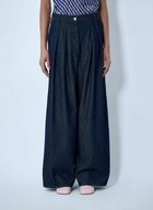Dries Van Noten Wide-Leg Denim Trousers