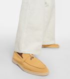 Loro Piana Summer Charm Walk suede loafers