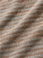 Inis Meáin - Striped Linen Sweater - Brown