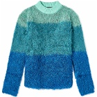 Andersson Bell Women's Color Block Shaggy Sweater in Blue