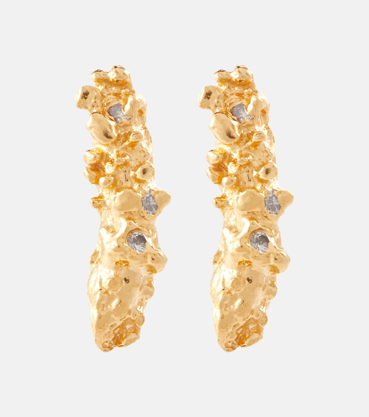 Alighieri - The Mini Gilded Crustacean Earrings - Gold