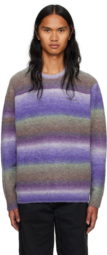Photo: thisisneverthat Purple Ombre Sweater