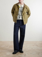 KAPITAL - Peckish Dream Catcher Intarsia Cotton-Blend Sweater - Neutrals