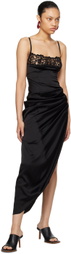 Jacquemus Black Le Chouchou 'La Saudade Longue Brodée' Maxi Dress