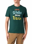 MC2 Saint Barth Man Heavy Cotton T-shirt With Tequila Print