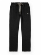 Rick Owens - Moncler Cotton-Blend Jersey Sweatpants - Black