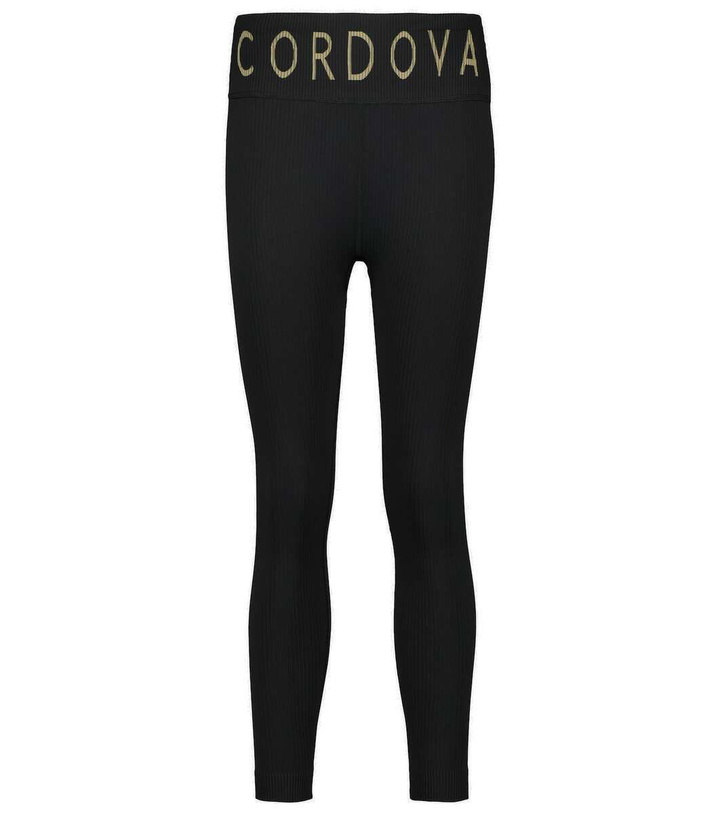 Photo: Cordova Base Layer ribbed-knit leggings