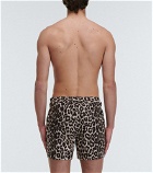 Tom Ford - Leopard print swim shorts
