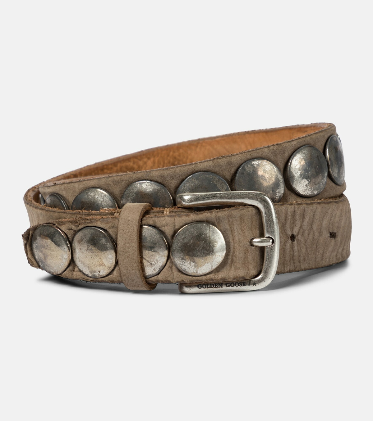 Golden Goose - Trinidad studded nubuck belt Golden Goose