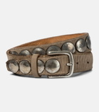 Golden Goose - Trinidad studded nubuck belt