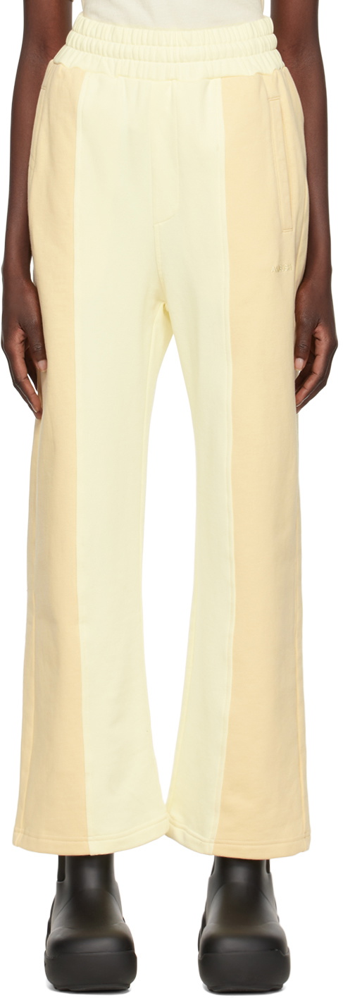 AMBUSH Yellow Varsity Sweatpants