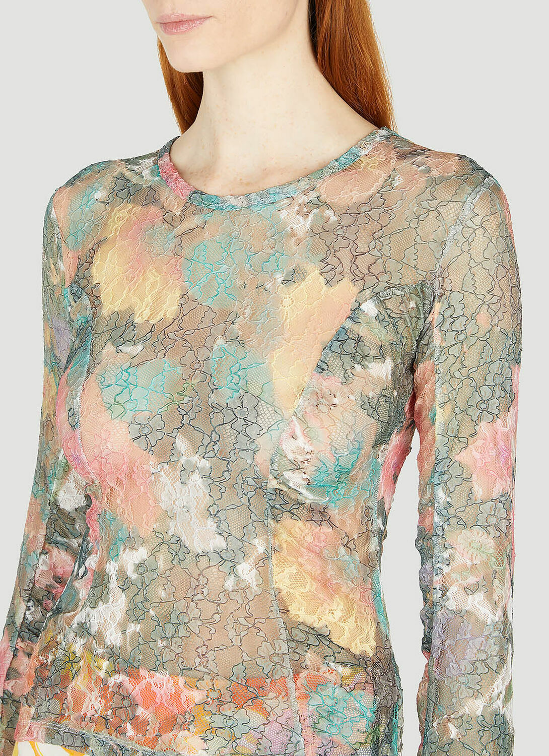 Rave Review Sol Lace Long Sleeve Top