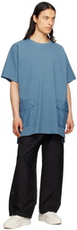 Y-3 Blue Cargo Pocket T-Shirt