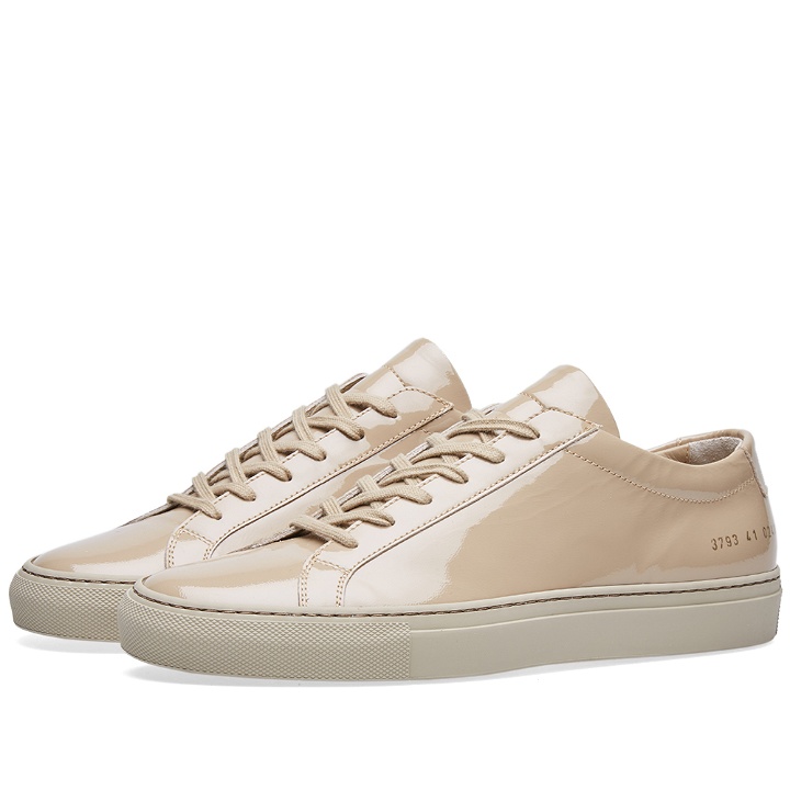 Photo: Woman by Common Projects Achilles Low Gloss