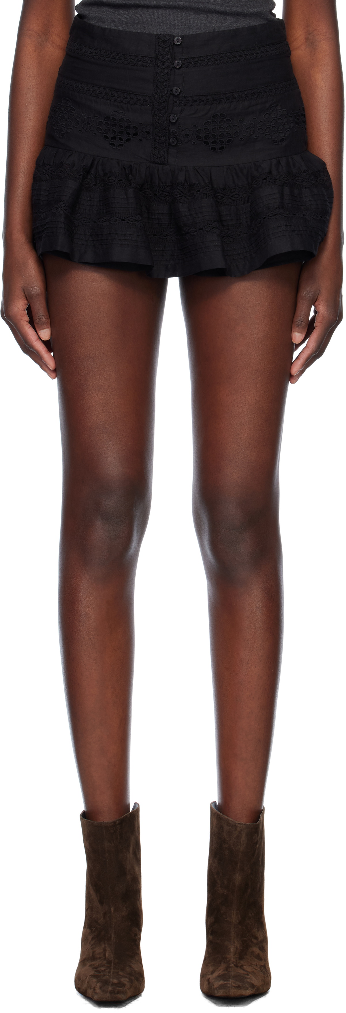 Isabel Marant Etoile Black Darine Miniskirt