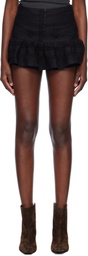 Isabel Marant Etoile Black Darine Miniskirt