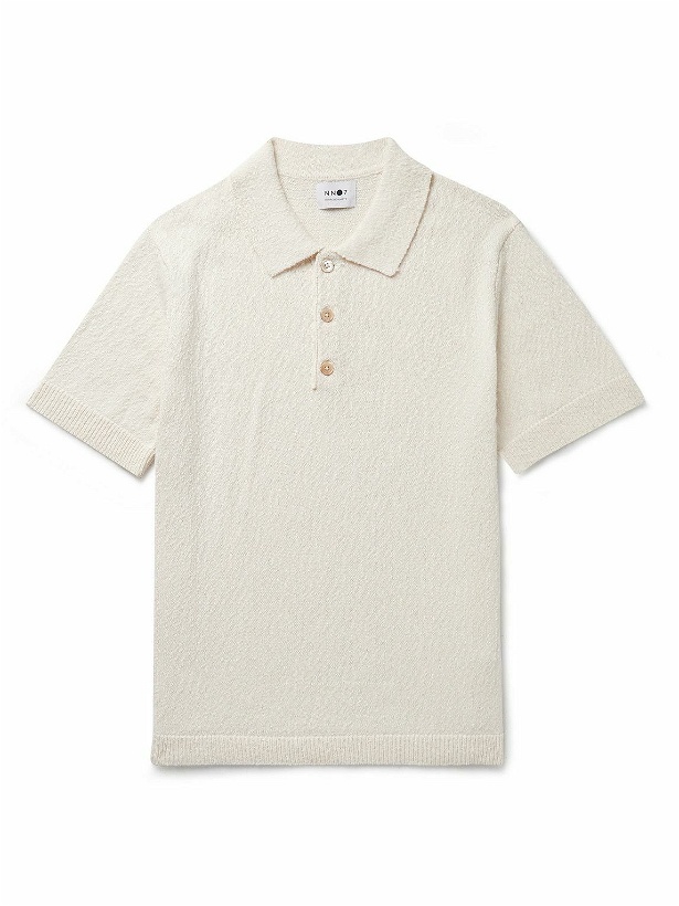 Photo: NN07 - Randy 6558 Cotton-Blend Polo Shirt - Neutrals