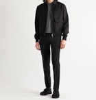 Theory - Mayer Slim-Fit Stretch-Wool Trousers - Black
