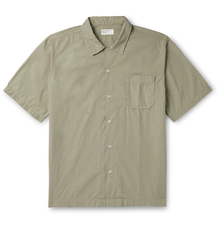 Photo: Universal Works - Cotton-Poplin Shirt - Green