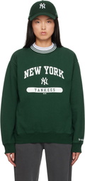 Sporty & Rich Green '47 Edition Yankees League Crewneck Sweater