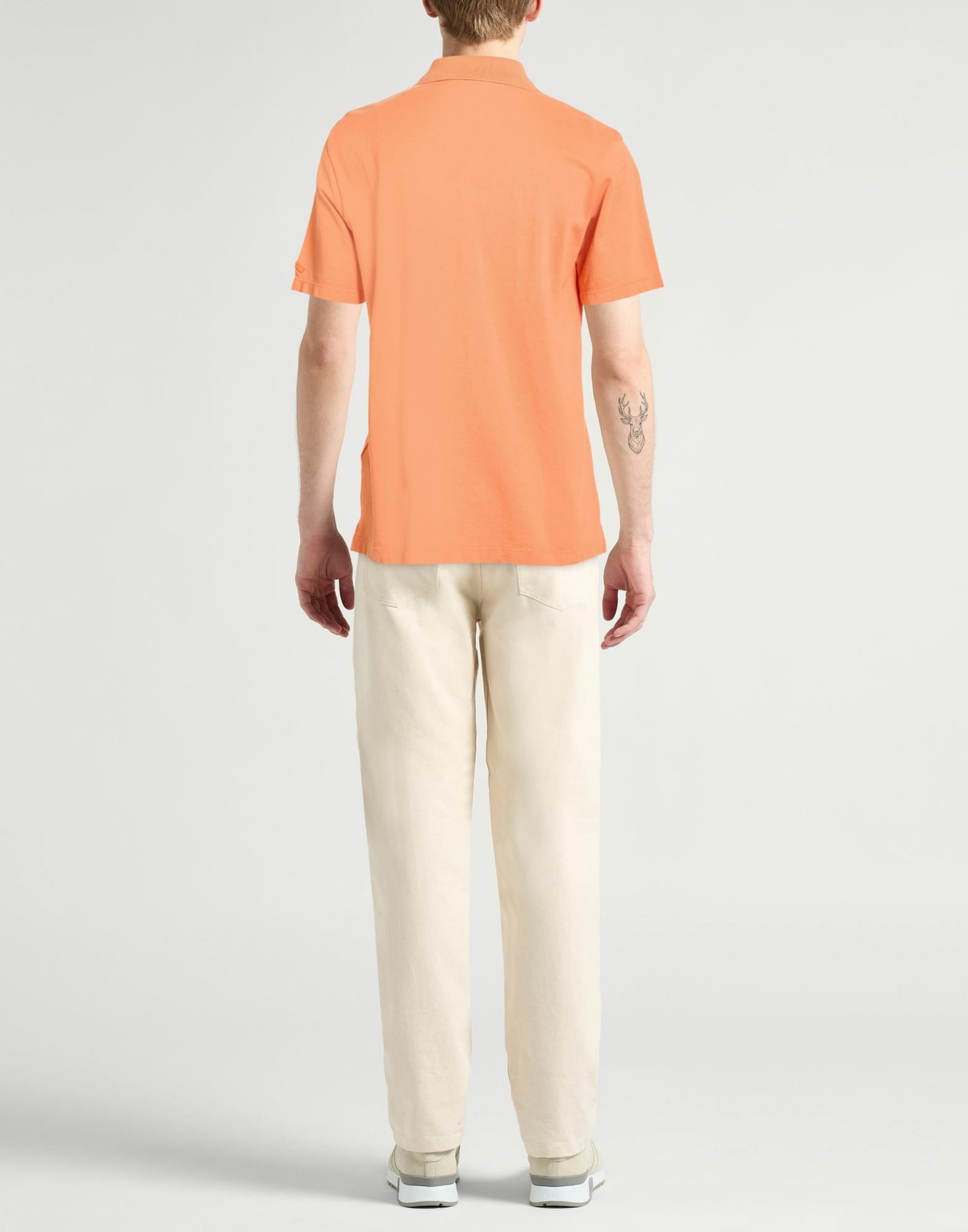 Paul & Shark Mens Polo shirt in Mandarin