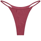 Frankies Bikinis Women's Shine Bottom in Dusty Rose