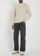 PS Paul Smith Waffle-knit Cotton Cardigan Ecru