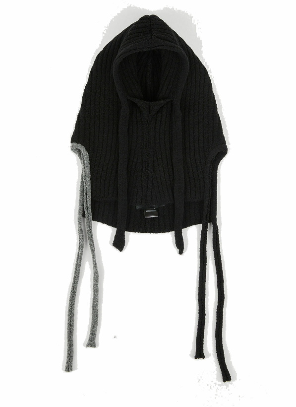 Photo: Knit Hood in Black