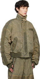 032c Green Clay Utility Bomber Jacket