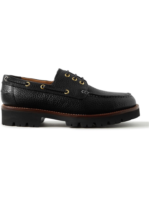 Photo: Grenson - Dempsey Full-Grain Leather Boat Shoes - Black