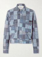 RRL - Patchwork Cotton Jacket - Blue