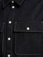 JIL SANDER - Washed Denim Shirt W/ Pockets