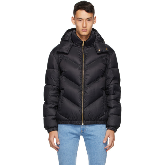 Photo: Versace Black Down Quilted Jacket