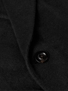 Boglioli - Double-Breasted Brushed-Cashmere Overcoat - Black