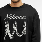 Nahmias Men's Inmate Long Sleeve T-Shirt in Vintage Black