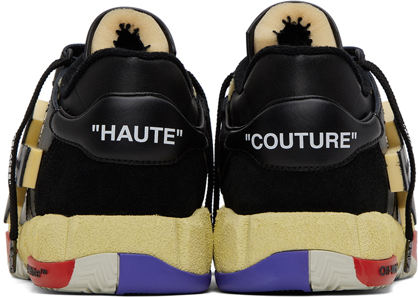 Off-White Black Puzzle Couture Sneakers Off-White