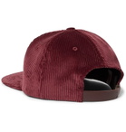 Noah - Logo-Embroidered Cotton-Corduroy Baseball Cap - Burgundy