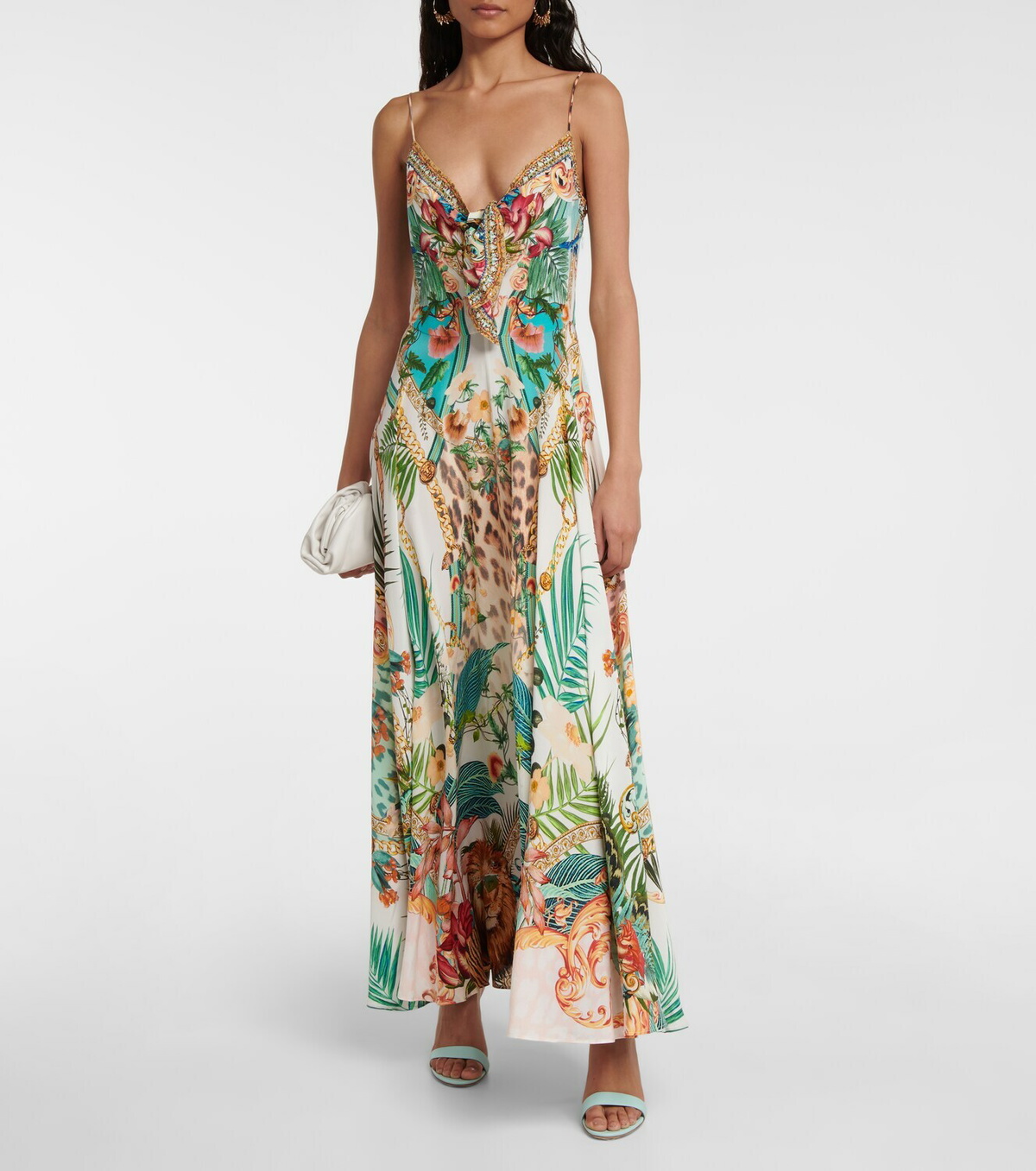 Camilla Embellished Silk Maxi Dress Camilla 7626