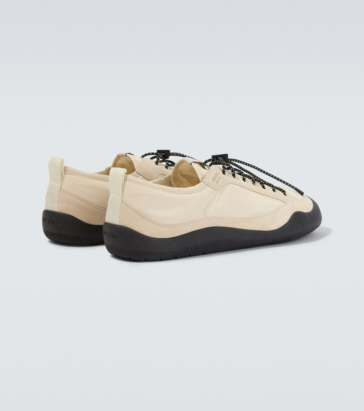 Prada Speedrock Re-Nylon and suede sneakers