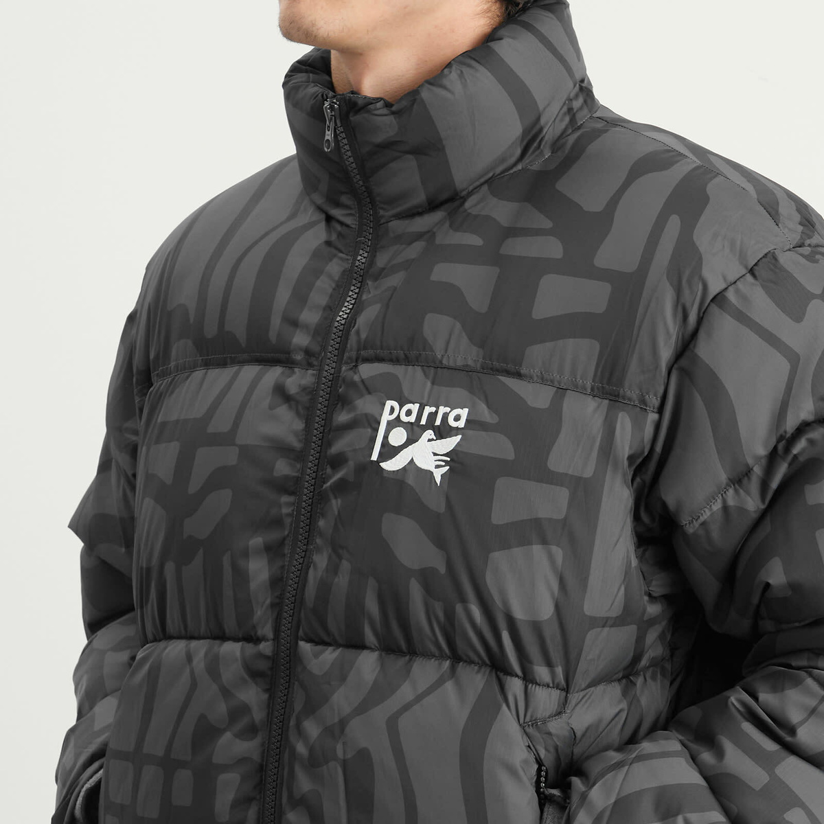 By Parra Men's Broken FTP Puffer Jacket in Black