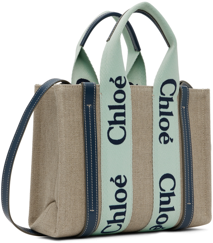 Chloé Beige Small Woody Tote