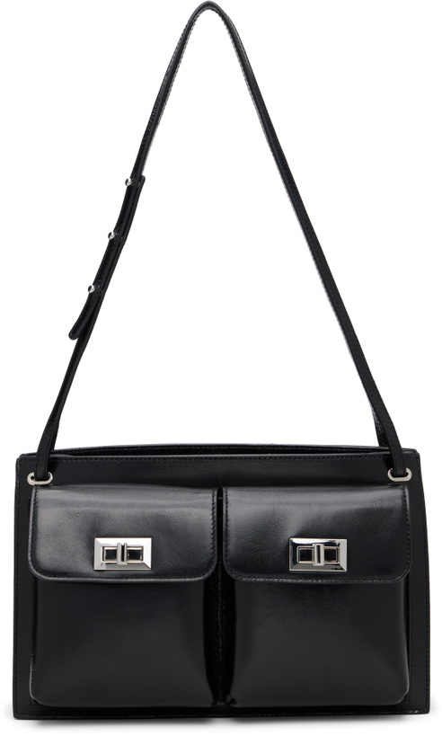 Photo: BY FAR Black Billy Tote Bag