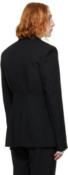 Dion Lee Black Single-Breasted Blazer