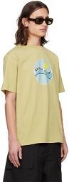Maison Kitsuné Khaki Pop Wave T-Shirt