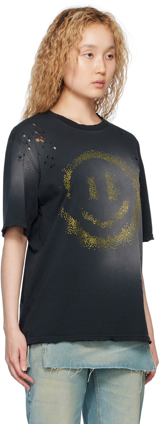 FAL-ASH Gray Distressed T-Shirt