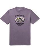 CARHARTT WIP - Printed Organic Cotton-Jersey T-Shirt - Purple - S